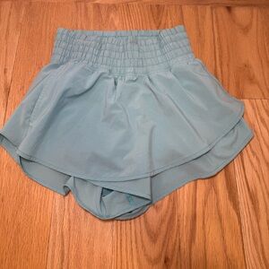 Aerie Women's Sky Blue Athletic Shorts